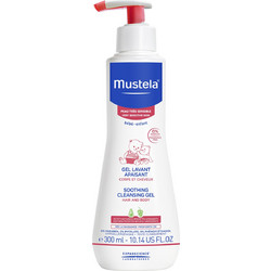 Mustela Soothing Βρεφικό Gel Καθαρισμού Αβοκάντο με Αντλία 300ml