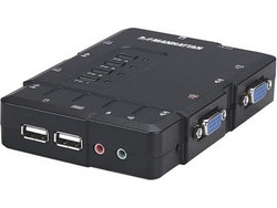 Manhattan KVM Switch 151269 4 x USB