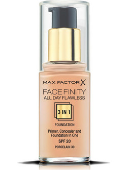 Max Factor Facefinity All Day Flawless 3 In 1 30 Porcelain Liquid Foundation 30ml