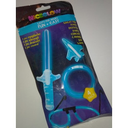 Παιχνίδι NICEGLOW σετ με 4 σχέδια (μπλέ) (OEM)