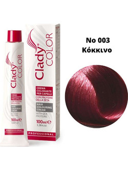 Clady Color 003 Red Ενισχυτικό Βαφής Μαλλιών 100ml
