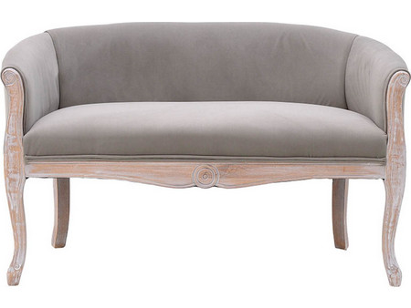 Inart Διθέσιος Καναπές Βελούδινος 114x60x69.5/47cm 3-50-177-0021
