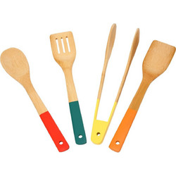Εργαλεία κουζίνας από bamboo σετ 4 τμχ. School of Wok