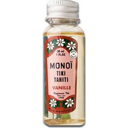 Monoi Tiki Tahiti Vanilla Natural Βιολογικό Έλαιο Monoi για Πρόσωπο Σώμα & Μαλλιά 30ml