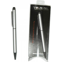 Volte-Tel Stylus Touch Pen 2in1 Silver