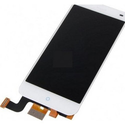 Γνήσια Original ZTE S6 Flex LCD Display Screen Οθόνη + Touch Screen Digitizer Μηχανισμός Αφής White (Premium A+)