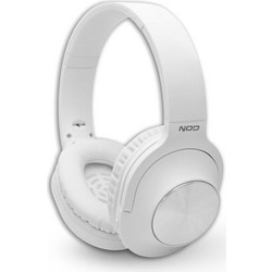 NOD Playlist Ενσύρματα & Ασύρματα Bluetooth Ακουστικά DJ Over Ear Λευκά