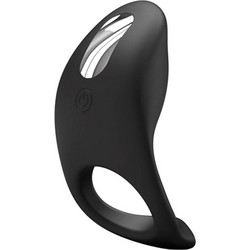 LateToBed Hunter Vibrating Cock Ring Ελαστικό Δαχτυλίδι Πέους Σιλικόνης με Δόνηση Μαύρο