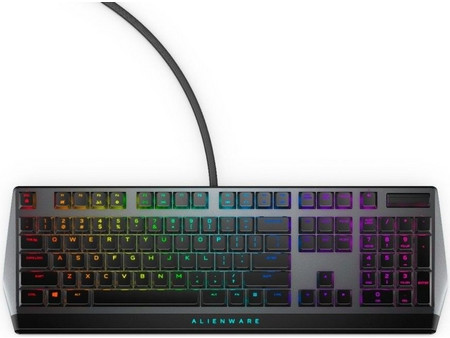 Dell Alienware AW510K Dark Side of the Moon Μηχανικό Gaming Πληκτρολόγιο με Cherry MX Red Low Profile Διακόπτες RGB Black
