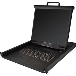 StarTech 1U Single-Port KVM Console for Server Rack - 19"