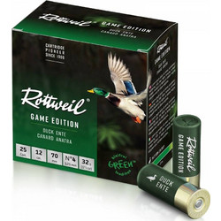 Rottweil Game Edition Duck Φυσίγγια Συγκέντρωσης 12Cal 70mm 32gr 25τμχ