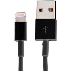 Simply Καλώδιο Data USB to Lightning USB 1,5m Μαύρο