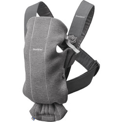 BabyBjorn Mini 3D Jersey Μάρσιπος με Μέγιστο Βάρος 11kg Σκούρο Γκρι
