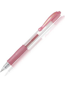 Pilot G-2 Στυλό Gel 0.7mm Μεταλλικό Ροζ