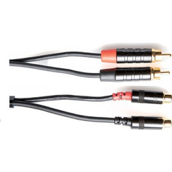Gewa Pro Line VE10 Twin Cable - RCA male-RCA fem, 6m