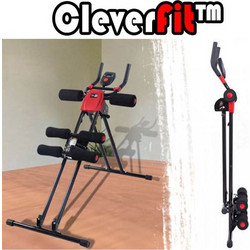 CleverFit Έξυπνο Πολυόργανο Γυμναστικής Σπαστό για Εκγύμναση Κοιλιακών Ποδιών Χεριών 4 Επίπεδα δυσκολίας Οθόνη μέτρησης θερμίδων Διπλώνει για εύκολη αποθήκευση Απόκτηση γράμμωσης