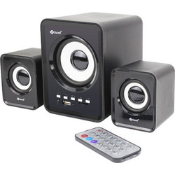 Kisonli U-2800BT Ασύρματα Ηχεία Υπολογιστή 2.1 5W με Bluetooth Black