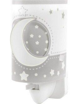 MOONLIGHT GRAY πρίζας νυκτός LED 0,3W (συμπεριλαμβάνεται) 8420406801513