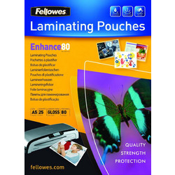Fellowes Enhance 80 Micron A5 Size Laminating