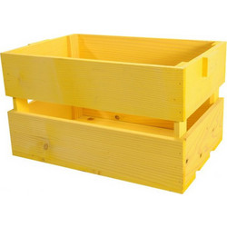 Καφάσι Ξύλινο Οξιά Β 636 Κίτρινο 47x30,5x26υψ