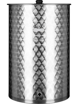 ΔΟΧΕΙΟ ΛΑΔΙΟΥ ΚΡΑΣΙΟΥ ΙΝΟΧ MINOX 100 LT + ΚΑΝΟΥΛΑ