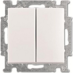 Διακόπτης Basic 55 Κομμυτατέρ με Μετώπη Λευκή 2006/5Uc-94