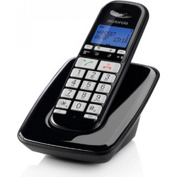Motorola S3001 Ασύρματο Τηλέφωνο με Ανοιχτή Ακρόαση για Ηλικιωμένους Μαύρο