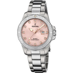 Festina Γυναικείο Ρολόι με Ασημί Μεταλλικό Μπρασελέ F20503/2