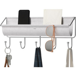 Κρεμάστρα Με Ράφι Hammock 1011470-918 Grey Umbra Μέταλλο,Ύφασμα