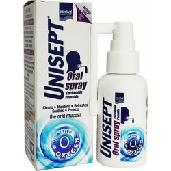 InterMed Unisept Spray για Άφθες & Επούλωση κατά της Ουλίτιδας & της Περιοδοντίτιδας 50ml