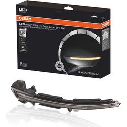 Osram Φλας Καθρέπτη Dynamic για Seat Leon 5F, Ibiza KJ, Arona KJ - Black Edition- LEDDMI 5F0 BK 2Τεμ