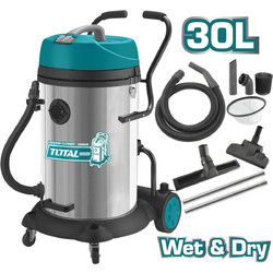 Total TVC24751 Σκούπα Υγρών / Στερεών 2400W με Κάδο 75lt