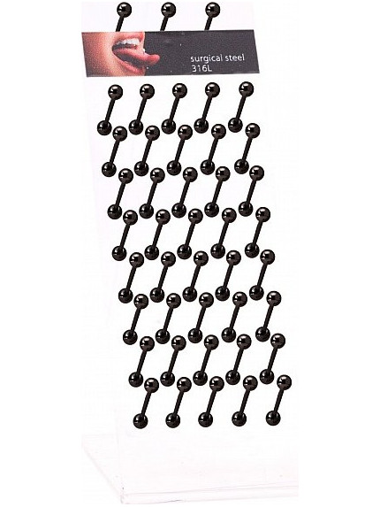 RO Accessories Ανδρικό Σκουλαρίκι Γλώσσας από Ατσάλι G215307 40τμχ