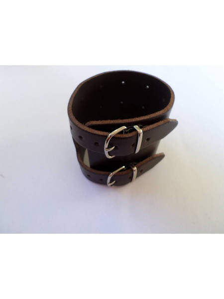 DOMLEATHERS DOMLEATEHRS ΔΕΡΜΑΤΙΝΟ ΠΕΡΙΚ'ΡΠΙΟ 5,5 CM ΚΑΦΈ DL0168