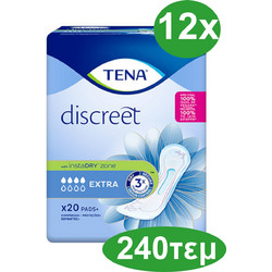 Tena Lady Extra Σερβιέτες Ακράτειας 4 Σταγόνες 12x20τμχ