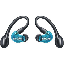 Shure Aonic 215 Wireless Ακουστικά Bluetooth In Ear Ανθεκτικά στο Νερό Blue