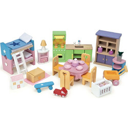 Le Toy Van Ξύλινο Σετ Επίπλων 32τμχ LTV-ME040