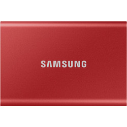 Samsung T7 1TB Εξωτερικός Σκληρός Δίσκος SSD 2.5" USB-C Red