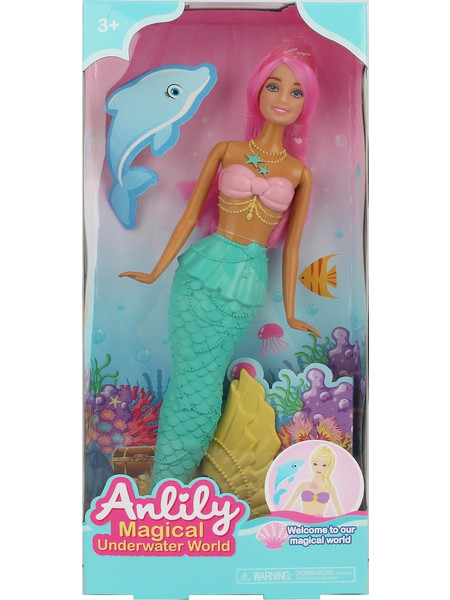 Blue Toys Κούκλα Anlily Γοργόνα