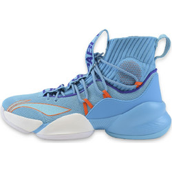 Li-Ning Power V Playoff Ανδρικά Αθλητικά Παπούτσια για Μπάσκετ Γαλάζια ABAP023-2D