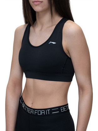 Li-Ning Training Tight s Αθλητικό Μπουστάκι με Μέτρια Στήριξη Μαύρο AUBN152-1