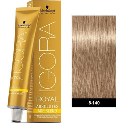 Schwarzkopf Igora Royal Absolutes Age Blend 8-140 Ξανθό Ανοιχτό Σαντρέ Μπεζ Μόνιμη Βαφή Μαλλιών 60ml