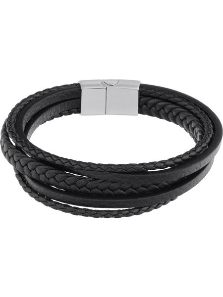 U.S. Polo Assn. Ανδρικό Βραχιόλι από Δέρμα & Ατσάλι JW9069BR