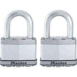 Masterlock - Σετ 2 λουκέτα EXCELL υψίστης ασφαλείας 50mm M50200112
