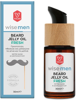 Vican Wise Men Fresh Jelly Λάδι για Γένια 30ml