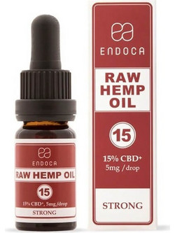 Endoca Raw Hemp Oil 15% CBD + CBDa 1500mg 10ml
