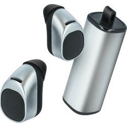 Forever TWE-200 Ακουστικά Bluetooth In Ear Ανθεκτικά στο Νερό Silver