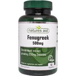 Natures Aid Fenugreek 500mg 90 Κάψουλες