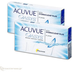 Acuvue Oasys 15θήμεροι Φακοί Επαφής Σιλικόνης Υδρογέλης με Φίλτρο UV 12τμχ