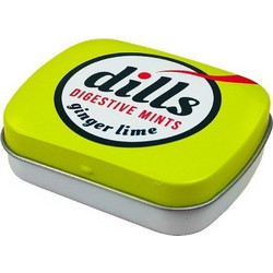 Dills Digestive Mints Ginger Lime Πεπτικό Βοήθημα 15gr